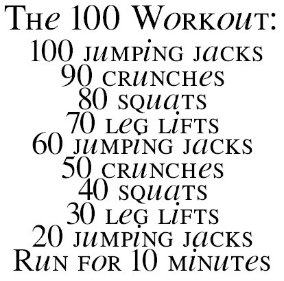 The 100 Workout