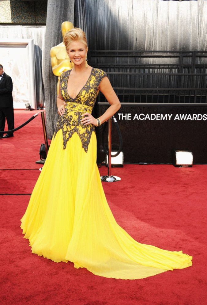 Nancy O'Dell In Chagoury Couture
