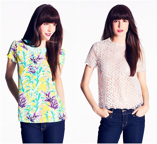 L-R:  Roslyn Top, Shannon Top
