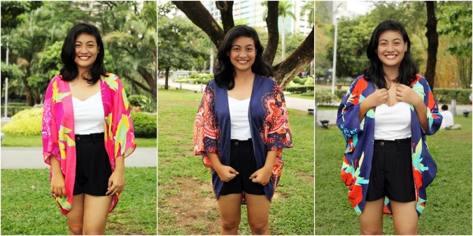 Max and Lily Long Kimono at P250 each