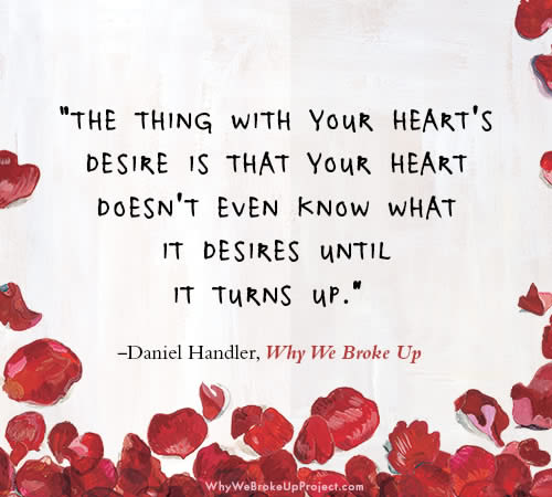 Why We Broke Up by Daniel Handler (Quote)