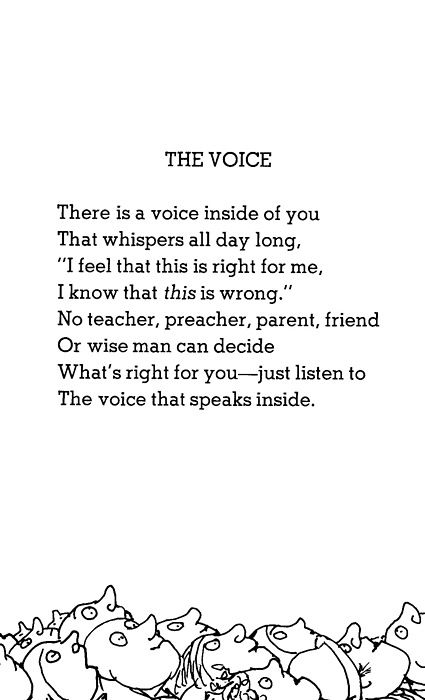 The Voice by Shell Silverstein