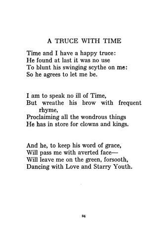 NPM 20160407 A Truce With Time - Edwin Markham