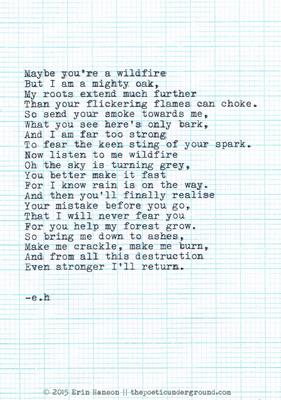 NPM 20160412 Make me burn - Erin Hanson